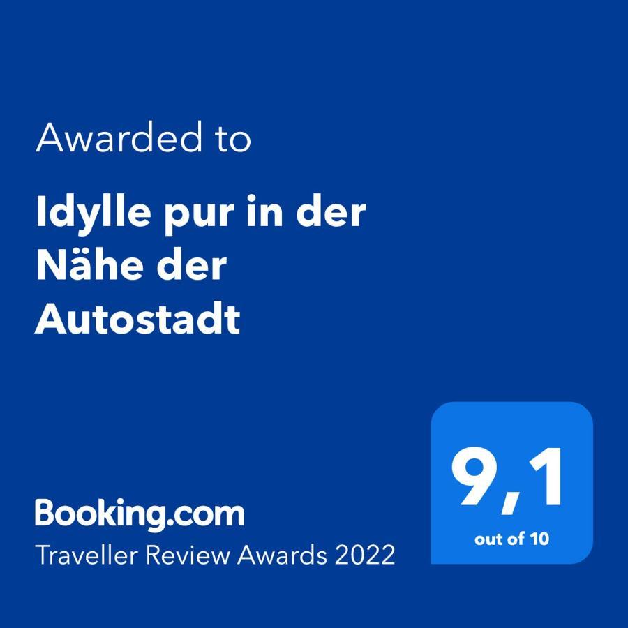 Idylle pur in der Nähe der Autostadt Oebisfelde Exterior foto